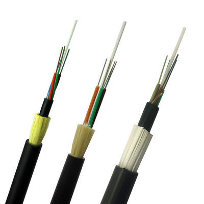 গুণ  Aerial 48 Core Fiber Optic Cable , ADSS Optical Cable Outdoor Aramid Strength কারখানা