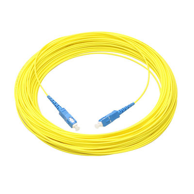 গুণ  FTTH Jumper Fiber Cable Assembly SC UPC To SC UPC Single Mode কারখানা