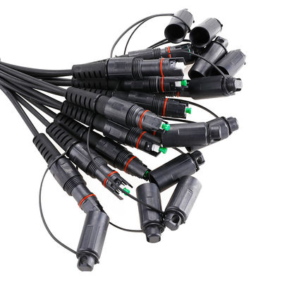 OptiTap কর্নিং SC APC-এর জন্য কাস্টমাইজড FTTH ওয়াটারপ্রুফ প্যাচ কর্ড