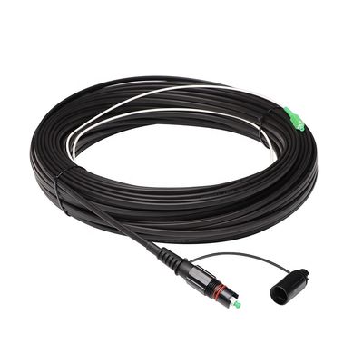 IP68 ওয়াটারপ্রুফ FTTH সলিউশন, ফাইবার অপটিক SC APC প্যাচ কর্ড অপ্টিট্যাপ কানেক্টর সহ