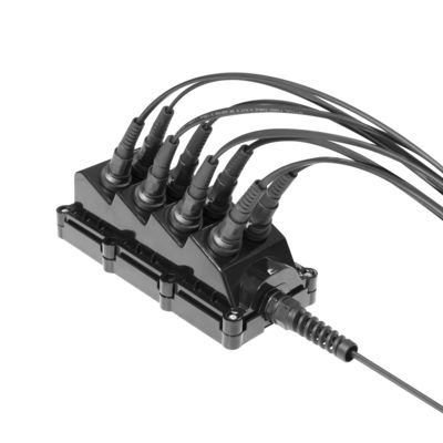 IP68 ওয়াটারপ্রুফ FTTH সলিউশন, ফাইবার অপটিক SC APC প্যাচ কর্ড অপ্টিট্যাপ কানেক্টর সহ