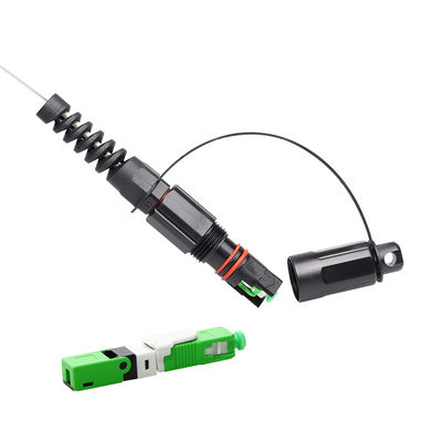 IP68 FTTH সলিউশন, SC APC ফিল্ড মাউন্ট কর্নিং অপটিটাপ সংযোগকারী