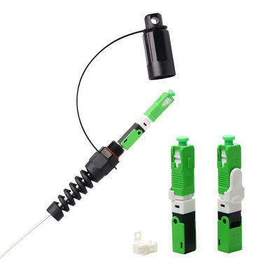 IP68 FTTH সলিউশন, SC APC ফিল্ড মাউন্ট কর্নিং অপটিটাপ সংযোগকারী