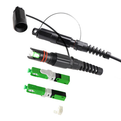 IP68 FTTH সলিউশন, SC APC ফিল্ড মাউন্ট কর্নিং অপটিটাপ সংযোগকারী