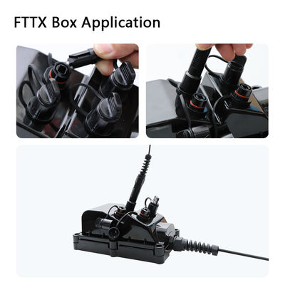 FTTH ফিল্ড ফাইবার অপটিক্যাল অ্যাডাপ্টার FAC ফাস্ট কানেক্টর দিয়ে শক্তিশালী করা হয়েছে