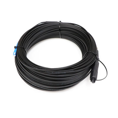 1 কোর আউটডোর FTTH সলিউশন ড্রপ ক্যাবল মিনি আইপি এসসি এপিসি কানেক্টর টাইপ