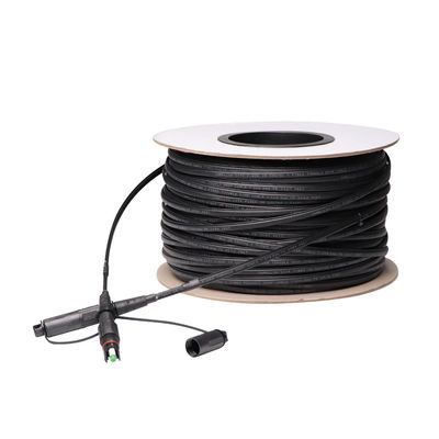 1 কোর আউটডোর FTTH সলিউশন ড্রপ ক্যাবল মিনি আইপি এসসি এপিসি কানেক্টর টাইপ