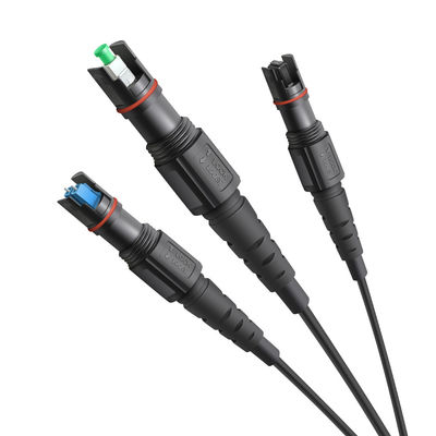 1 কোর আউটডোর FTTH সলিউশন ড্রপ ক্যাবল মিনি আইপি এসসি এপিসি কানেক্টর টাইপ