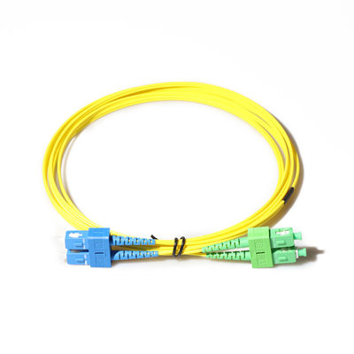 SM DX ফাইবার কেবল প্যাচ কর্ড SC APC থেকে LC UPC ক্লিপগুলি RoHS অনুগত