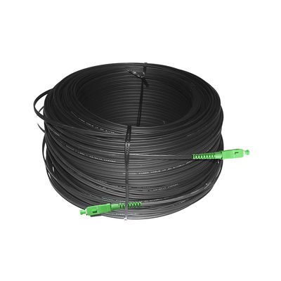 SC UPC SC APC ফাইবার কেবল প্যাচ কর্ড, জাম্পার FTTH আউটডোর ড্রপ কেবল G657A