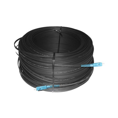 SC UPC SC APC ফাইবার কেবল প্যাচ কর্ড, জাম্পার FTTH আউটডোর ড্রপ কেবল G657A