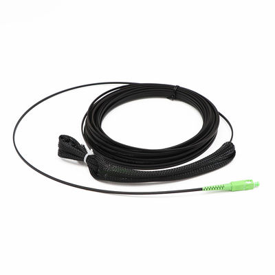 Sc Upc Sc APC ফাইবার অপটিক জাম্পার কেবল, ড্রপ কেবল 1 কোর G657b3 চোখ টানার সাথে