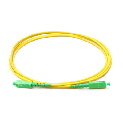 MTRJ MU DIN সংযোগকারী সহ FTTH ফাইবার কেবল প্যাচ কর্ড UPC APC