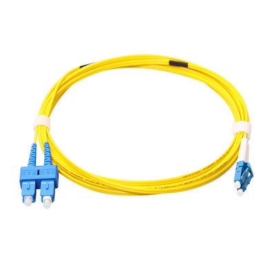 MTRJ MU DIN সংযোগকারী সহ FTTH ফাইবার কেবল প্যাচ কর্ড UPC APC