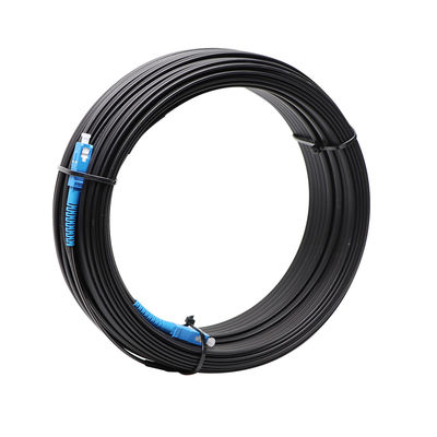 ইন্ডোর আউটডোরের জন্য SC UPC APC FTTH ফাইবার কেবল প্যাচ কর্ড 2 কোর G657A সিমপ্লেক্স