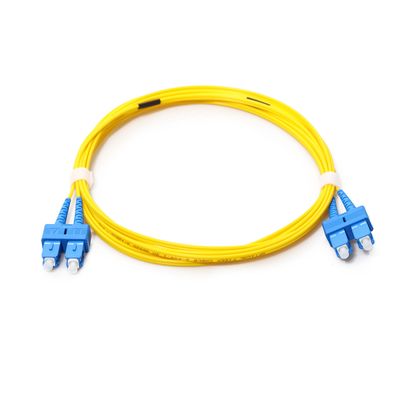 SC APC - SC APC ফাইবার কেবল প্যাচ কর্ড একক মোড G657A 9/125 সিমপ্লেক্স ডুপ্লেক্স
