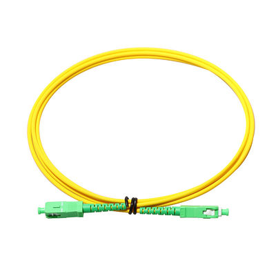 3.0mm SM LSZH ফাইবার অপটিক প্যাচ ক্যাবল SC APC থেকে SC UPC RoHS সার্টিফাইড