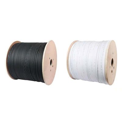 কারখানার মূল্য 1,2 কোর FTTH G657A1 G657A2 ফ্ল্যাট ড্রপ ফাইবার অপটিক কেবল