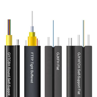 1 কোর 2 কোর 4 কোর 12 কোর gjyxch gjyxfch gjxh g657a1 g657a2 g652d ftth ইনডোর আউটডোর ফাইবার অপটিক ড্রপ কেবল