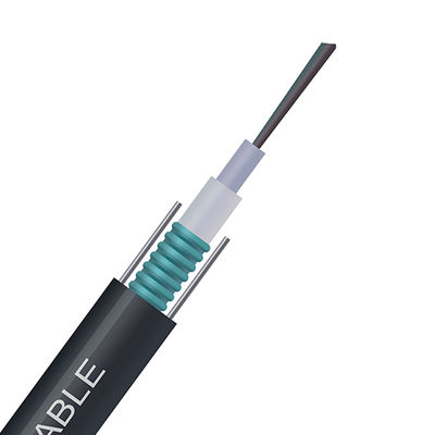 আউটডোর অপটিক্যাল ফাইবার কেবল GYXTW G652D 24 কোর একক মোড ফাইবার অপটিক কেবল