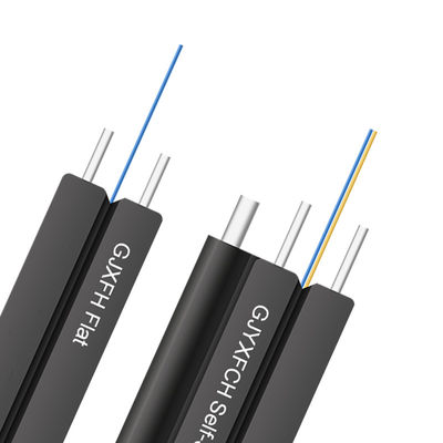 1 কিমি 1 কোর 2 কোর 4 কোর ftth ড্রপ কেবল G657A2 স্ব-সমর্থনকারী ফাইবার অপটিক ড্রপ কেবল