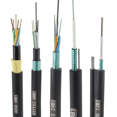 GYFTY 12 24 36 48 72 96 144 288 Core G652D একক মোড স্ট্র্যান্ডড লুজ টিউব ফাইবার অপটিক কেবল