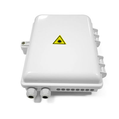 FTTH 16 কোর ডিস্ট্রিবিউশন বক্স, প্লাস্টিক ফাইবার অপটিক স্প্লিসিং বক্স IP66 জলরোধী