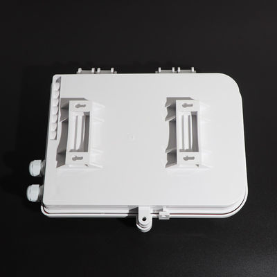 FTTH 16 কোর ডিস্ট্রিবিউশন বক্স, প্লাস্টিক ফাইবার অপটিক স্প্লিসিং বক্স IP66 জলরোধী