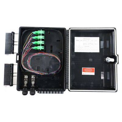 IP65 ফাইবার অপটিক টার্মিনাল বক্স, FTTH ড্রপ কেবল বক্স কালো রঙ