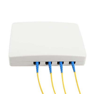OEM ODM ফাইবার অপটিক ডিস্ট্রিবিউশন বক্স, FTTH টার্মিনেশন বক্স 4 কোর