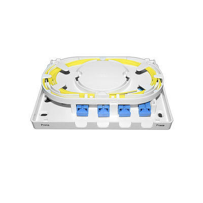 OEM ODM ফাইবার অপটিক ডিস্ট্রিবিউশন বক্স, FTTH টার্মিনেশন বক্স 4 কোর