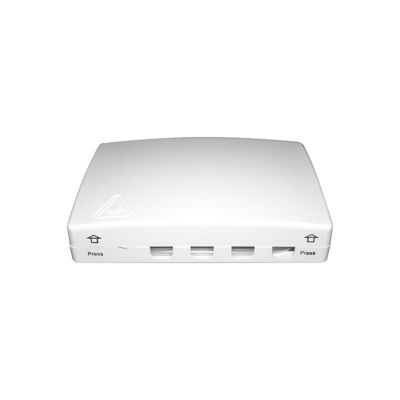 OEM ODM ফাইবার অপটিক ডিস্ট্রিবিউশন বক্স, FTTH টার্মিনেশন বক্স 4 কোর