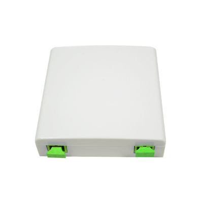 ওয়াল সকেটের জন্য FTTH 2 পোর্ট 86 ফাইবার অপটিক টার্মিনাল বক্স ফেসপ্লেট