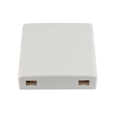 FTTH FTTB FTTX নেটওয়ার্কের জন্য 2 কোর ফাইবার অপটিক টার্মিনাল বক্স 86 প্রকার