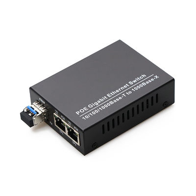 FTTH FTTB FTTX নেটওয়ার্কের জন্য SFP LC ফাইবার ইথারনেট মিডিয়া কনভার্টার 20km