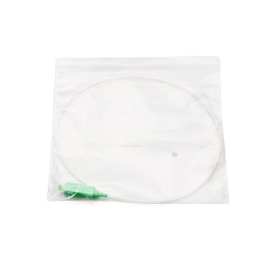 0.9 মিমি ব্যাস ফাইবার ক্যাবল অ্যাসেম্বলি 9 / 125 G657A1 SC / UPC সিমপ্লেক্স পালিশ সাদা