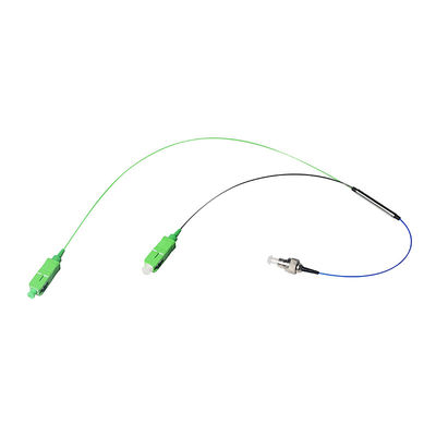 WDM অ্যাড/ড্রপ সিস্টেমের জন্য 1260~1620 nm 1x2 DWDM CWDM ফিল্টার মাল্টিপ্লেক্সার