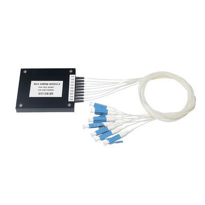 WDM অ্যাড/ড্রপ সিস্টেমের জন্য 1260~1620 nm 1x2 DWDM CWDM ফিল্টার মাল্টিপ্লেক্সার
