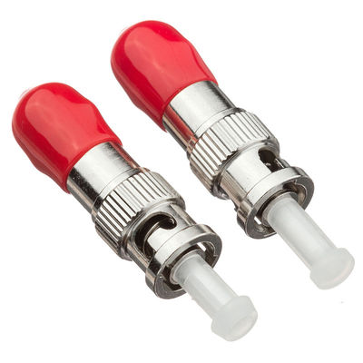 FTTH এর জন্য 6dB 7dB 10dB ফাইবার অপটিক্যাল অ্যাটেনুয়েটর ST পুরুষ থেকে মহিলা