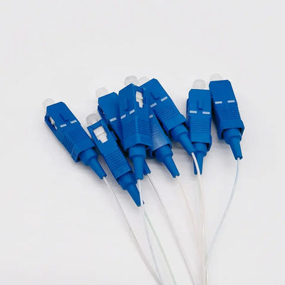 1×4 SC APC ফাইবার অপটিক স্প্লিটার, কেবল টিভির জন্য মিনি টাইপ PLC 4 ওয়ে স্প্লিটার