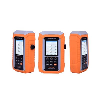 কমলা রঙের FTTH ফাইবার অপটিক পাওয়ার মিটার 3.5&quot; স্ক্রীনের সাথে সব মিলিয়ে