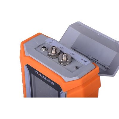 কমলা রঙের FTTH ফাইবার অপটিক পাওয়ার মিটার 3.5&quot; স্ক্রীনের সাথে সব মিলিয়ে