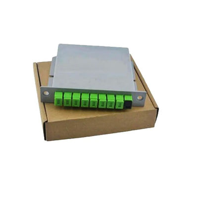 ক্যাসেট টাইপ PLC ফাইবার অপটিক স্প্লিটার 1x8 SC UPC সংযোগকারী সহ