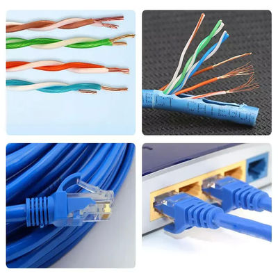 কাস্টমাইজড Cat6A ইথারনেট প্যাচ ক্যাবল, S FTP স্লিম প্যাচ কর্ড 5m 1m দৈর্ঘ্যের