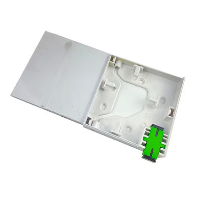 ওয়াল সকেটের জন্য 1 কোর ABS FTTH ফাইবার অপটিক টার্মিনাল বক্স অদৃশ্য