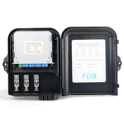 NAP ODP FTB FTTH আনকাট কেবল ফাইবার অ্যাক্সেসের জন্য 8 কোর ফাইবার অপটিক টার্মিনাল বক্স